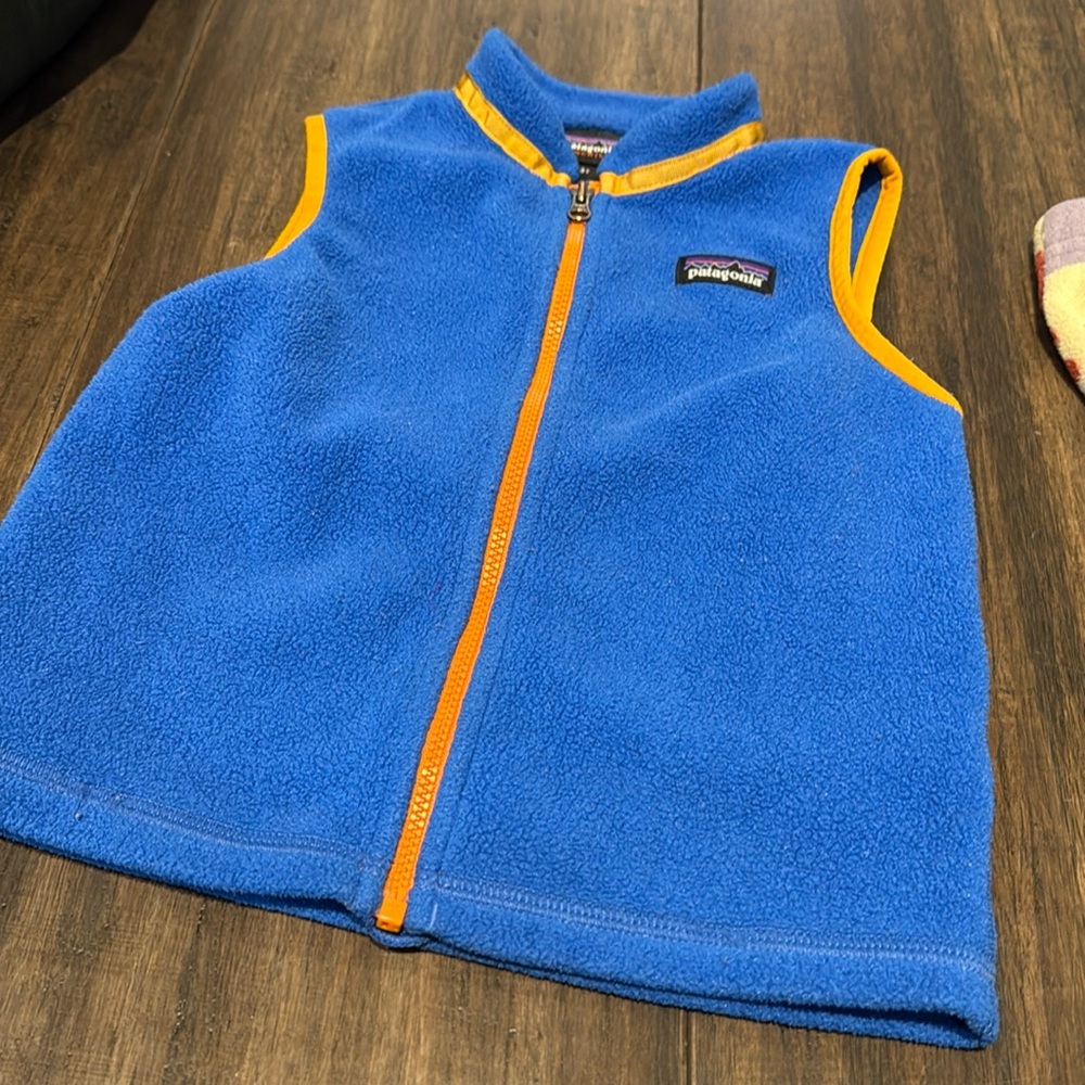 Patagonia kids fleece vest